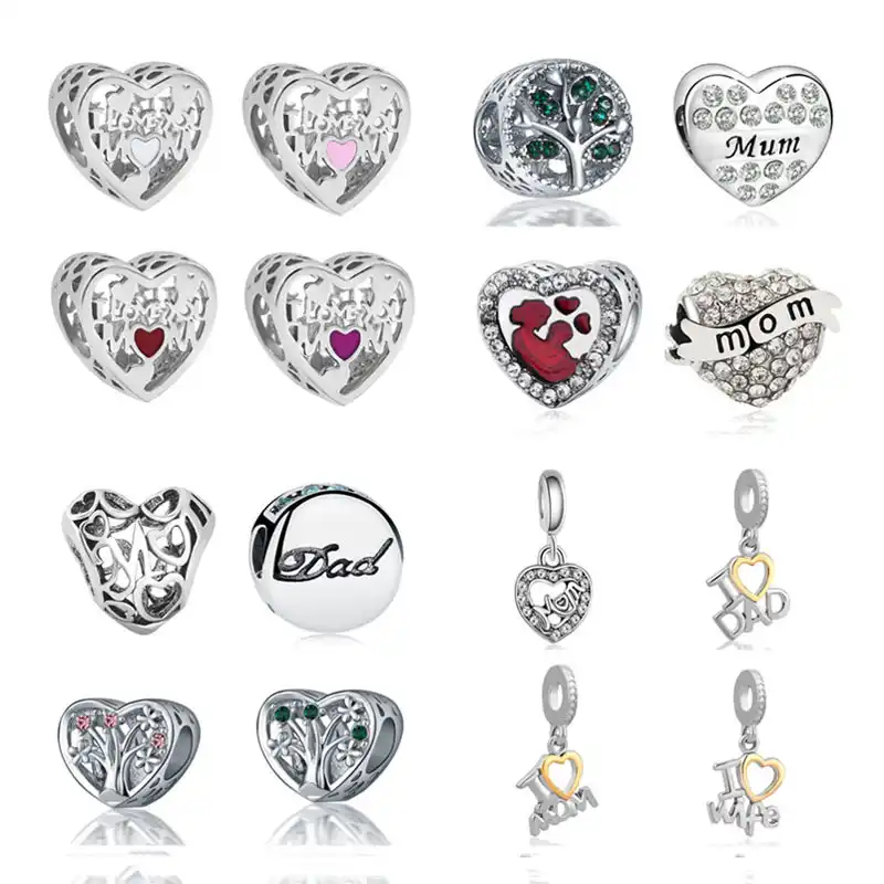 mum and dad pandora charm