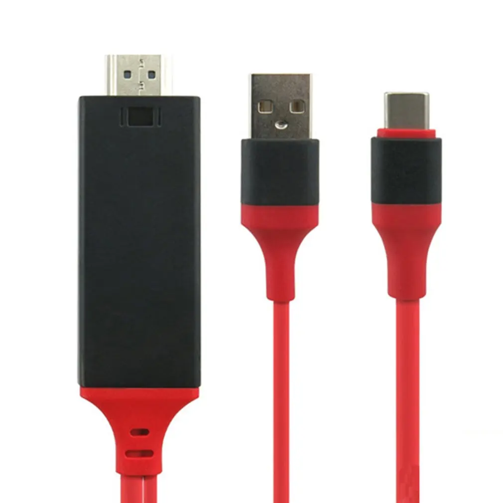 

4K MHL Type C To HDMI Av Tv Cable Adapter For Samsung Note 10/ 9 /8/ S10 /S9 /S8 Plus Portable Type C To HDMI Cable Adapter