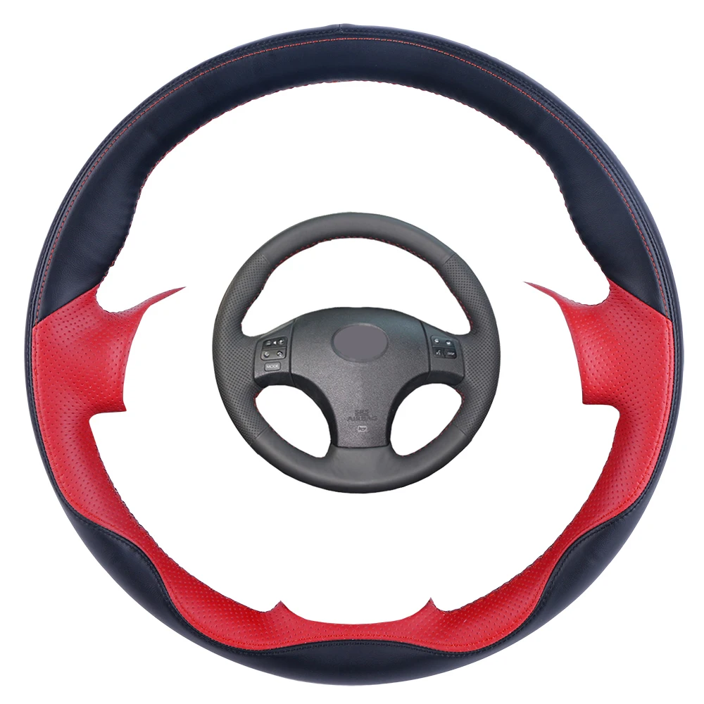

Black Leather Hand-stitched Car Steering Wheel Cover for Lexus IS IS250 IS250C IS300 IS300C IS350 IS350C F SPORT 2005-2011