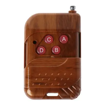 

315/433Mhz Universal Wireless Copy Code Remote Control Controller 4 Channel Electric Cloning Gate Garage Door Auto Keychain