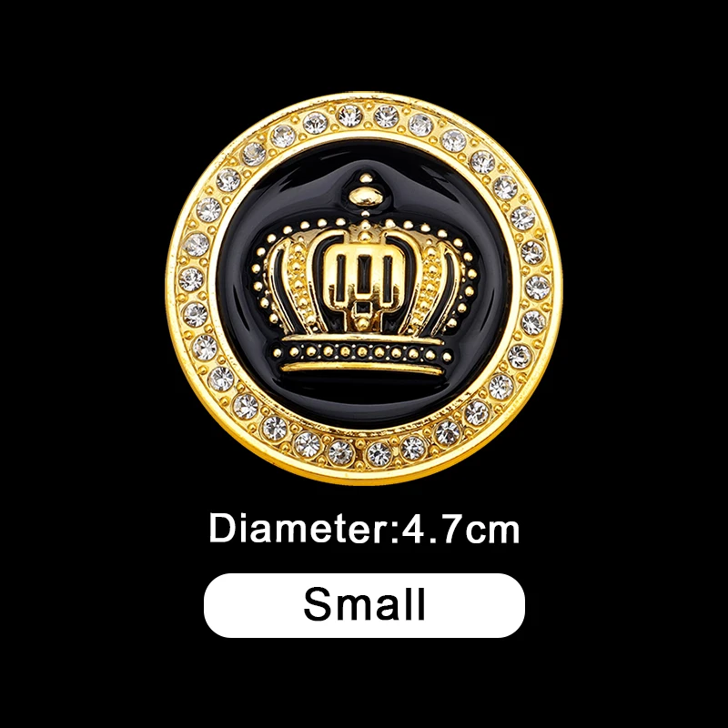 小号圆形皇冠金色