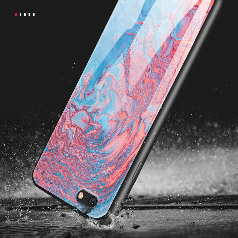 Закаленное стекло чехол для iPhone 7 8 5 5S SE 6 6S Plus X XR XS MAX TPU Рамка для OnePlus 6 6T 7 3T 5 5T 7 Pro противоударный Fundas