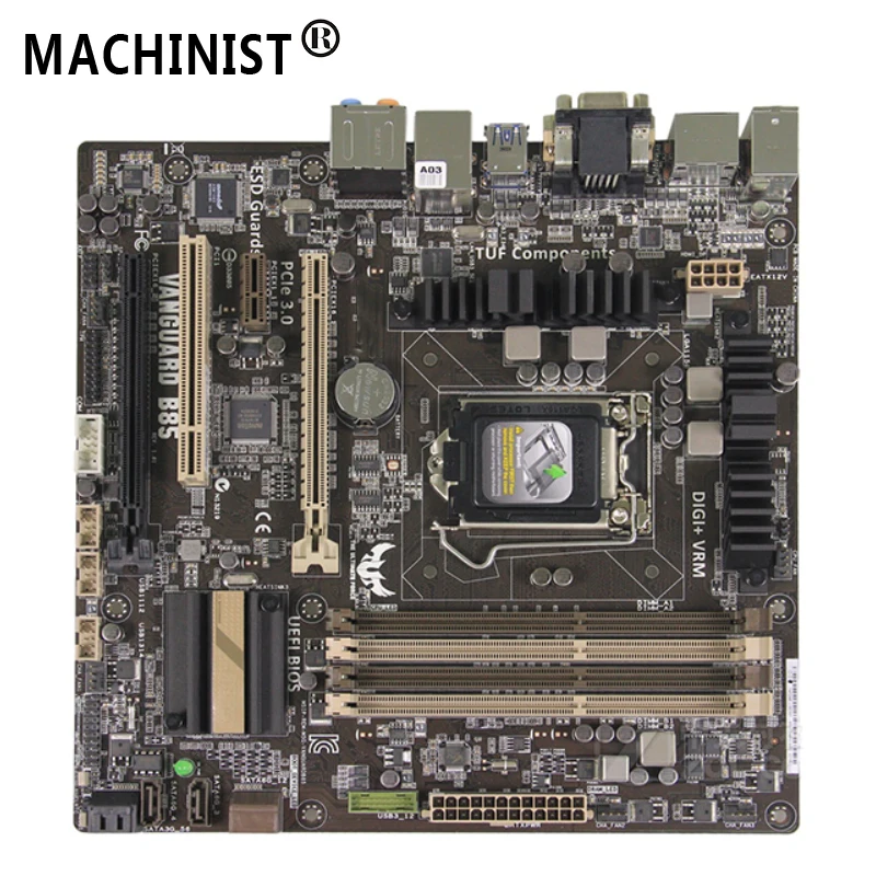 

For ASUS VANGUARD B85 Desktop motherboard MB B85 LGA 1150 Micro ATX DDR3 32GB SATA3.0 USB3.0 100% fully Tested Free shipping