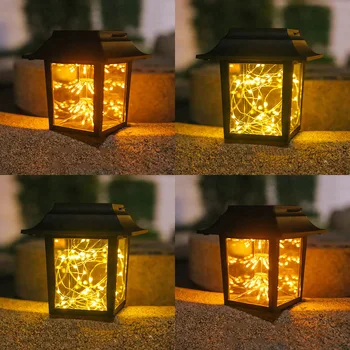 

1pc LED Solar Lantern Garden Light Outdoor Hanging Lantern Fairy Light Solar Table Lamp Solar Gypsophila Lantern Garden Supplies
