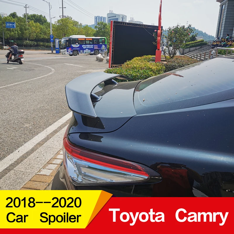 Используется для Toyota camry спойлер год задний крыло переоборудование аксессуары клей без перфорации