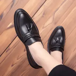 Новинка 2019 года; деловая модельная мужская обувь; Свадебная Мужская обувь; Повседневная модная обувь из искусственной кожи; мужские