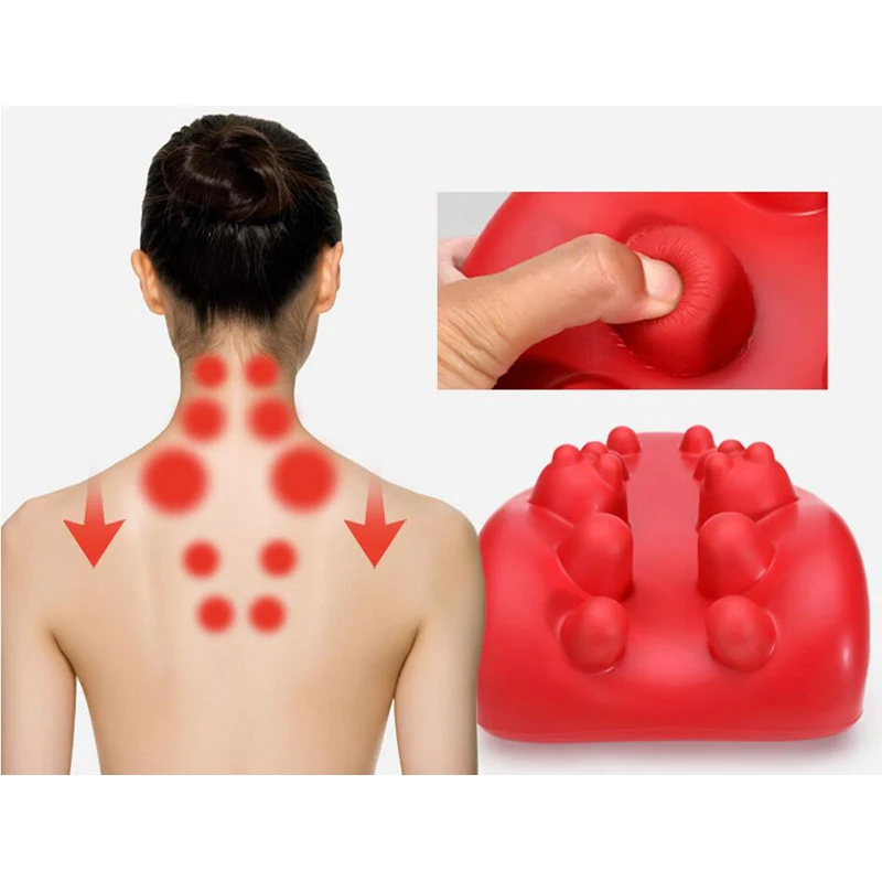 Шейная подушка Массажная для шеи и пальцев|pressure point|cervical spinemassage neck |