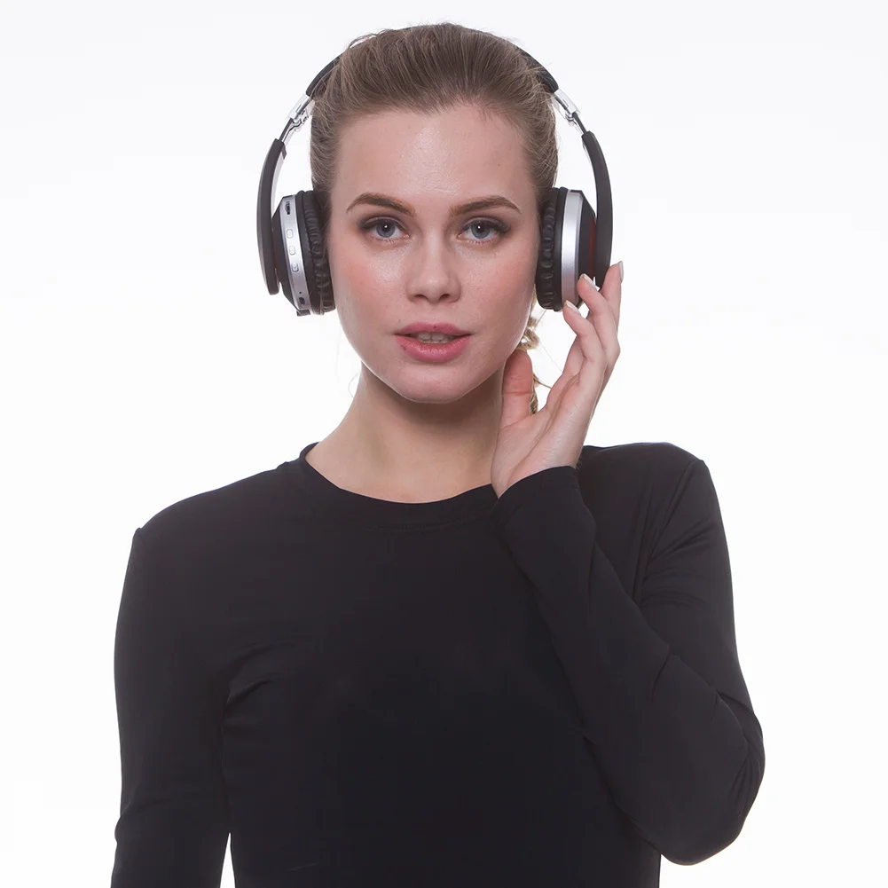 Беспроводные наушники, Bluetooth, музыкальная гарнитура, стерео, складные, спортивные наушники с микрофоном, игровые, usb, зарядка для компьютера