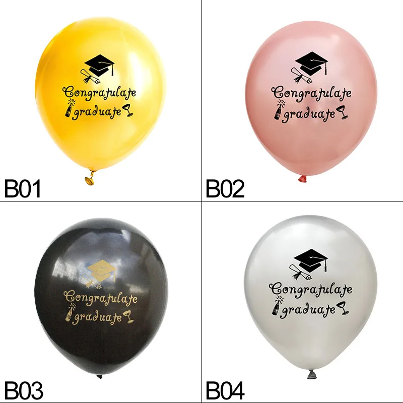 1-15pcs Graduation Balloons Gold Silver Black Latex Balloon Confetti Ballons 2022 Congratulation Grad Party Decoration Supplies 1-15pcs Graduation Balloons Gold Silver Black Latex Balloon Confetti Ballons 2022 Congratulation Grad Party Decoration Supplies