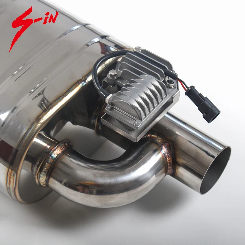 Глушитель клапана электрический клапан глушителя выхлопной 1 вход на выход