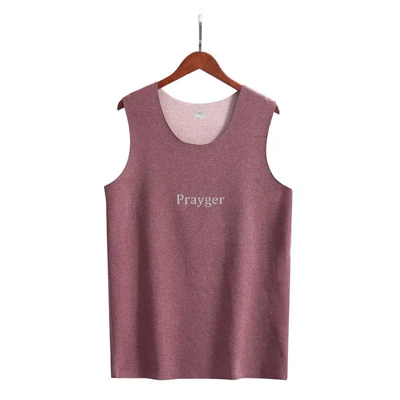 Thermal Underwear Warm Body Tank Tops Couple Vest  Big Large Waist L-4XL Autumn Winter Women Man Slim Clothes