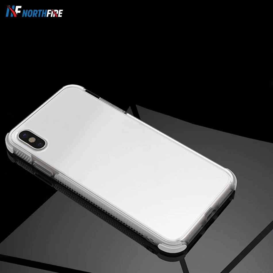 

NORTHFIRE Shockproof Soft Case for iphone 6 6s 7 8 Case Full Frame Protective Case for iPhone XR X XS XSMAX 7 8 Plus Clear Cover