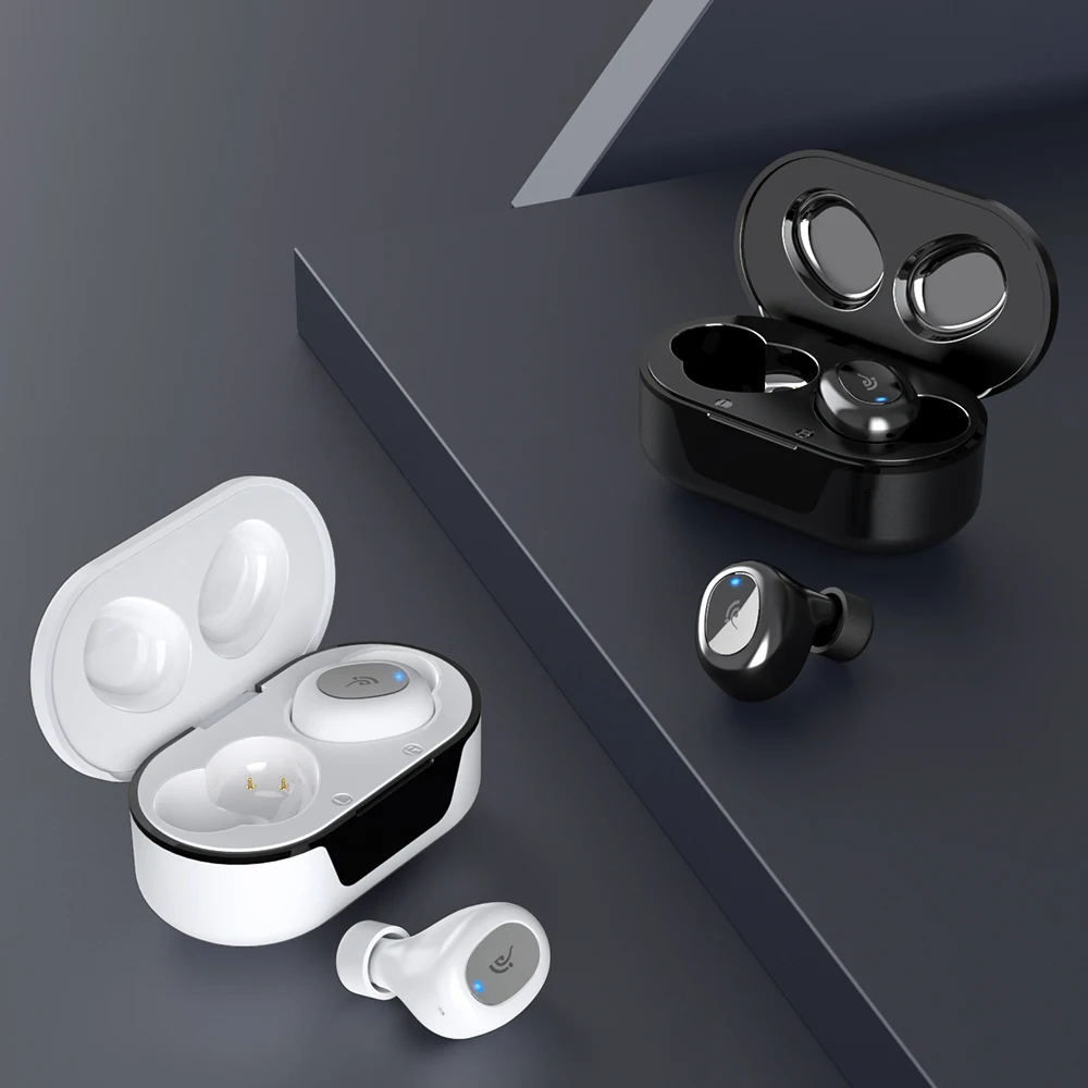 Наушники вкладыши TWS Bluetooth 5 0 Беспроводной наушники Headste Touch Управление Спортивная