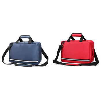 

Empty First Aid Bag Cars Bag First Aid Emergency Survival Kit for Camping Travel Bag Large Size (39X16X26cm)