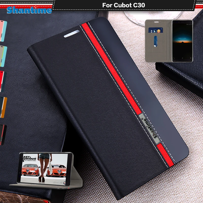 

Luxury PU Leather Case For Cubot C30 Flip Case For Cubot C30 Phone Case Soft TPU Silicone Back Cover