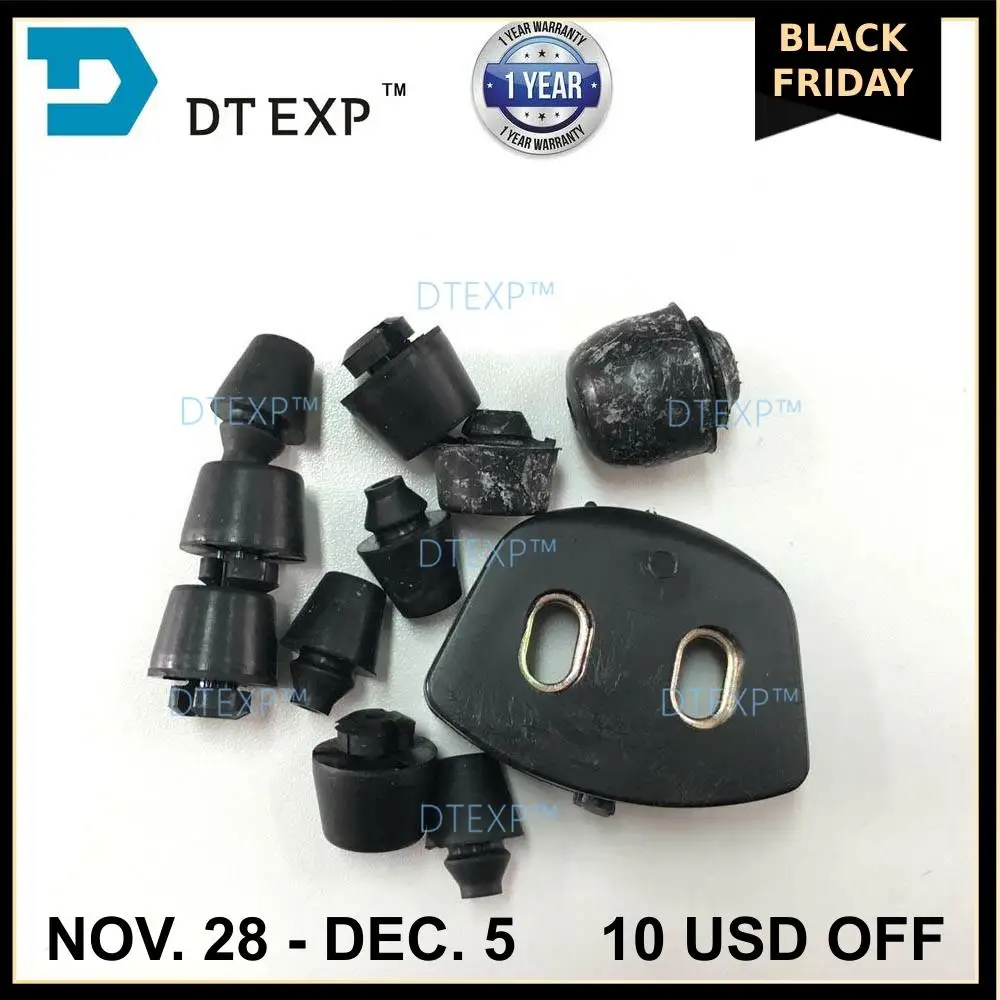 

v32 V33 11pieces car door buffer bump pad stop Shock rubber for Mitsubishi Montero V31 V43 V45 V73 V77 dampers