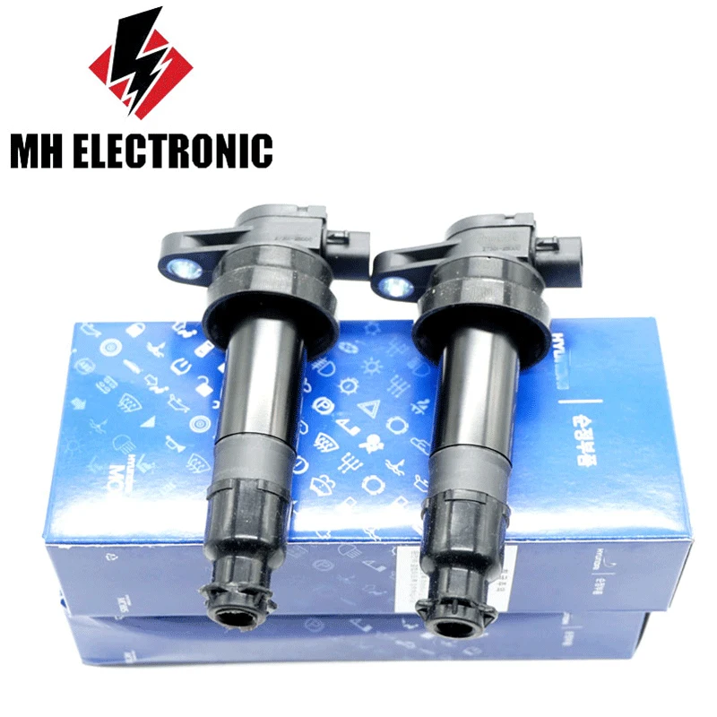 MH электронная 2 шт./лот катушка зажигания 27301-2B000 273012B000 для hyundai Accent I20 I30 Elantra для Kia Rio Ceed Soul 1.6L Cerato