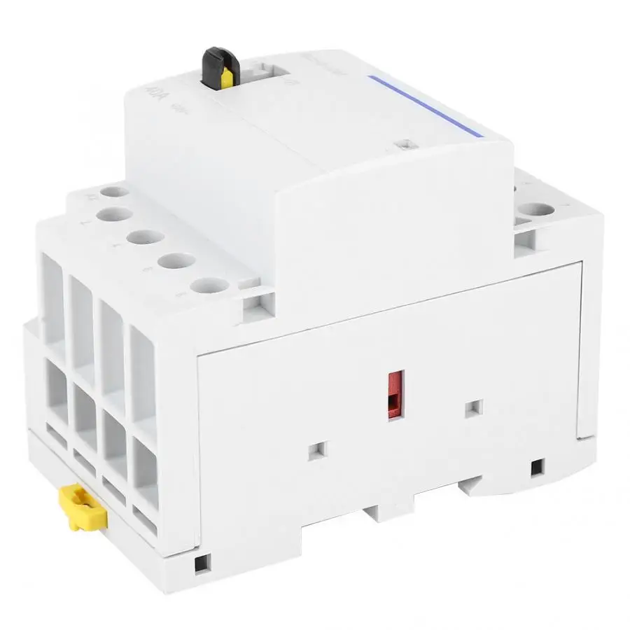 Контактор BCH8-40M 230V 4P 40A бытовой AC модульный контактор с ручным управлением переключатель бытовой ac модульный контактор