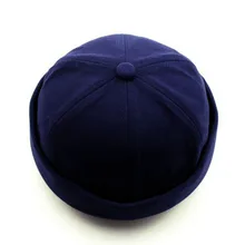 Короткий дизайн теплая хлопковая твердая шляпа для женщин и мужчин шапочка с косами охотничья шляпа мода хип-хоп Skullies ретро с манжетами Дыня кепки S5