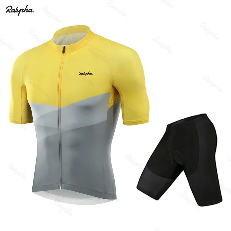 Комплект из Джерси для велоспорта Pro Team Raphaing, одежда для велоспорта MTB, велосипедные шорты, велосипедные майки, комплект Ropa Ciclismo Hombre, комплект для велоспорта - Цвет: Cycling suit