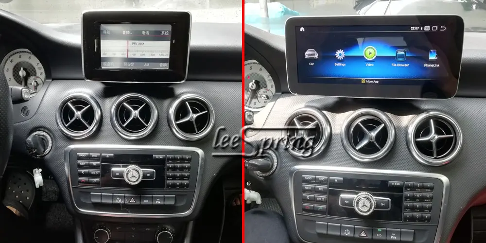 Модернизированный автомобильный экран специально для Mercedes Benz A class W176 A200 A180 NTG 4,5/5,0 Автомобильный gps медиаплеер