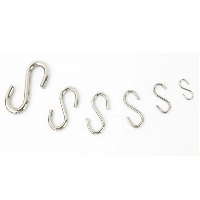 2pcs S hook heavy duty M2/M3/M4/M5/M6/M8 304 stainless steel Hook ...