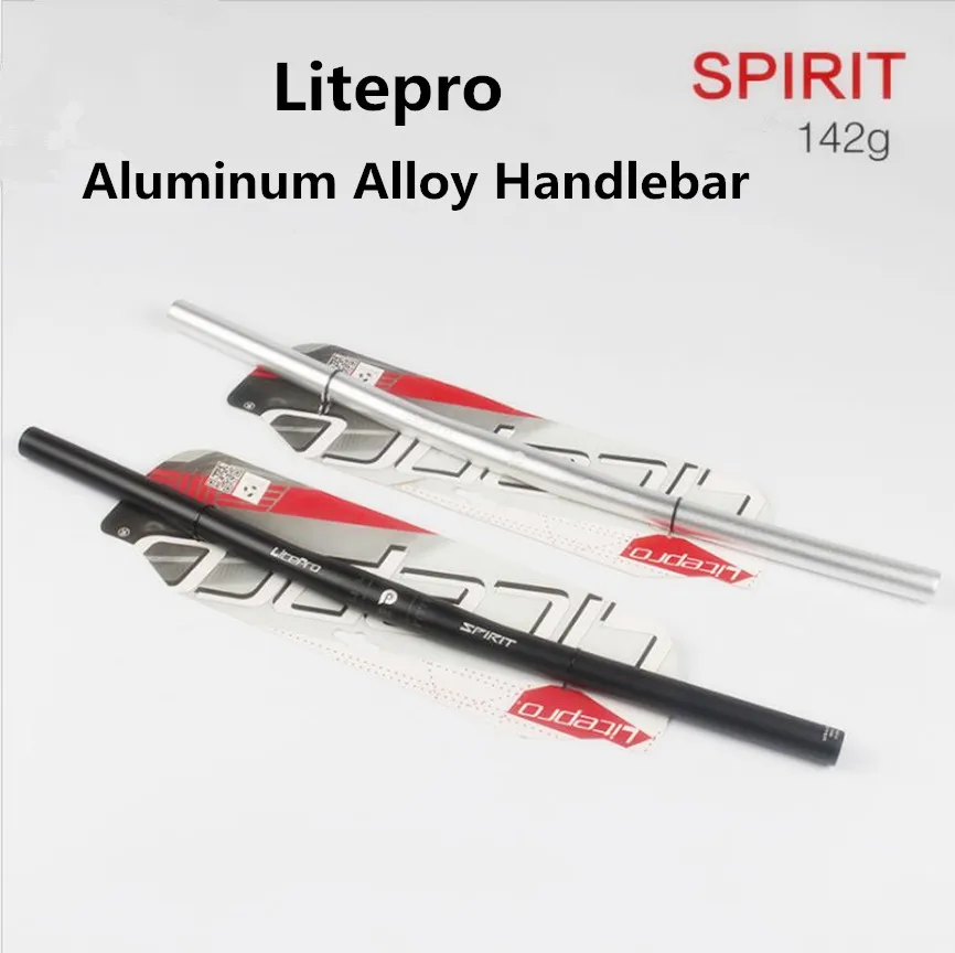 Litepro Spirit руль складной велосипед из алюминиевого сплава прямая ручка 25,4*580 мм однообразный горизонтальный руль сверхлегкий 142 г