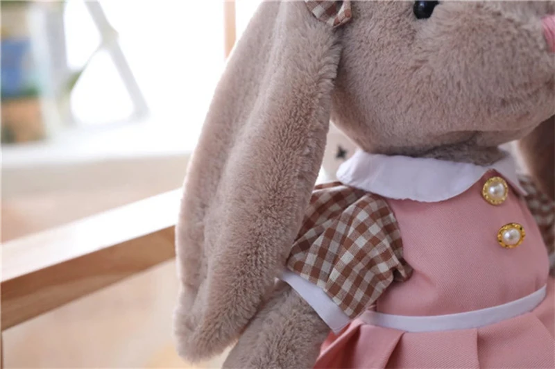 1 шт. 30 см Kawaii Мультфильм Konijn Pluche спелгоед кролик Met Rok Pop Zachte Knuffel Pop дети Meisjes Verjaardag kerstcadeau