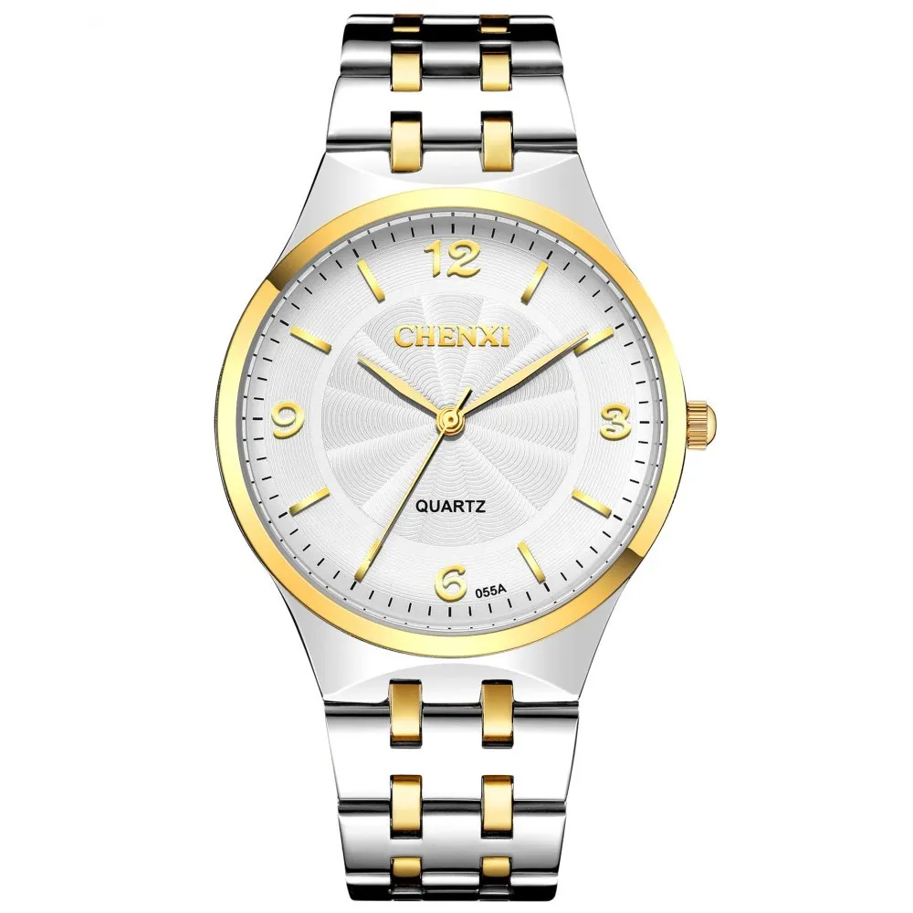 

Gold Watches Men Luxury Brand Famous Wrist watch Male Clock Golden Stainless Steel WristWatch Quartz Original Relogio Masculino
