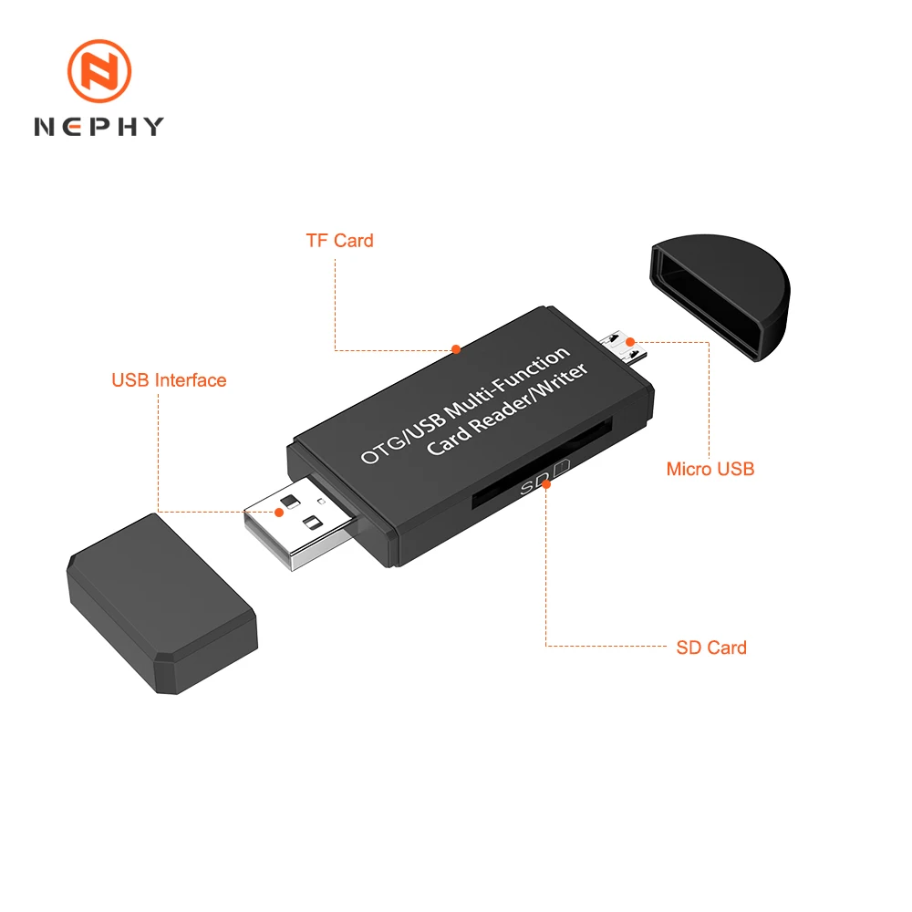 2в1 микро USB OTG кабель SD TF кардридер мини адаптер для samsung Xiaomi huawei кардридер памяти высокоскоростной Универсальный USB 2,0