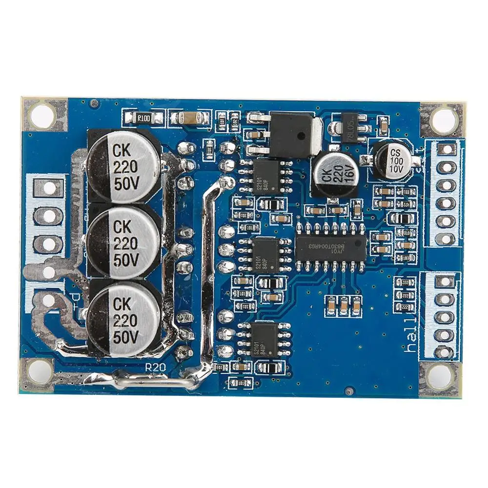 DC 12V 36V Драйвер шагового двигателя 500W бесщеточный контроллер Холла