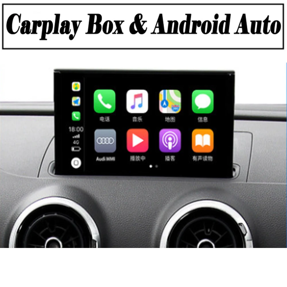 Беспроводной Carplay для Audi A3 S3 RS3 8v MMI3g 2010~ интерфейс задняя фронтальная камера Android Авто дисплей Улучшенный декодер