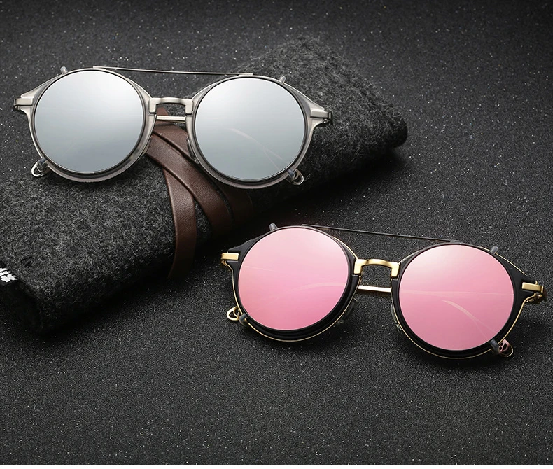 Fashion Polarized Round Sunglasses Women Mens Brand Designer Shades High Quality True color filter Mens Luxury Eyewear UV400