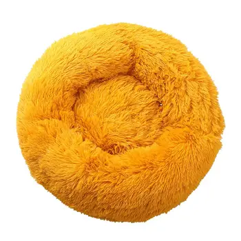 

1PC Super Soft Cat Bed Pet Cushion Round Plush Winter Warm Cat Bed Pet Mat Thickening Warm Sleeping Pet Cat Nest