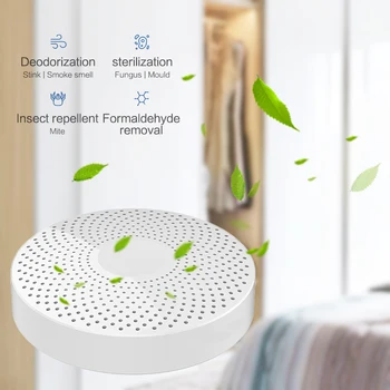 

Hot Sale Smart Portable Mini Air Purifier O3 Ozone Generator Bathroom Kitchen Pet Room Disinfection Sterilization Deodorizer