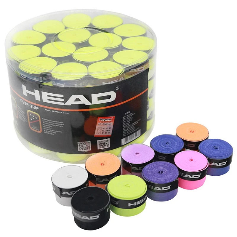 tennis overgrip 10 Pcs original HEAD tennis overgrip tennis racket sweatband antivibrad hand glue wrapped bandage anti-perspirant thick