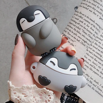 

For Airpods Pro 3D Cute Cartoon Penguin Baby Earpods Case for Apple Airpods 1 2 3 Kawaii Wireless Earphone Protector Cover Shell