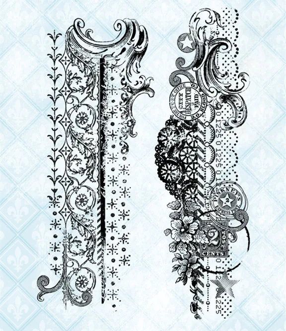 Background stamp Clear Stamp for Scrapbooking Transparent Silicone Rubber DIY Photo Album Decor Clear Stamps Clear Rubber Stamps
