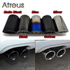 For Audi A4 B8 A3 8V 8P A1 Q5 A5 Volkswagen VW Passat B7 CC  Tiguan Car Exhaust Pipe Muffler Tip Cover Car-Styling Accessories ► Photo 2/6