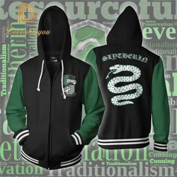 

Wizardry Men and Women Gryffindor Slytherin 3d Men Pullover Hoodie Sweatshirt Cosplay Costume Streetwear Hoodies Sweatshirt