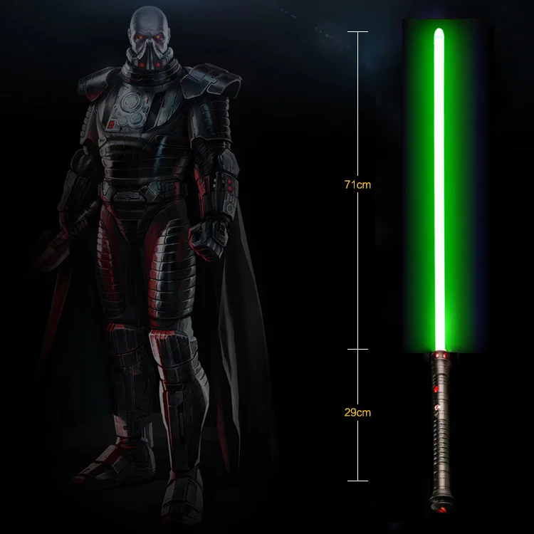 Светящийся светильник Saber Force FX светильник saber со звуком светильник saber металлическая рукоять RGB 11 цветов светильник saber детская игрушка светящаяся Лазерная Игрушка - Цвет: BlackHD Green