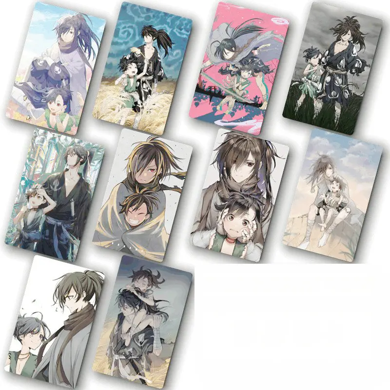 DORORO Sticker 100pcs Different Style Anime Stickers Bus ID Waterproof DIY Card Stikers Classic Toys
