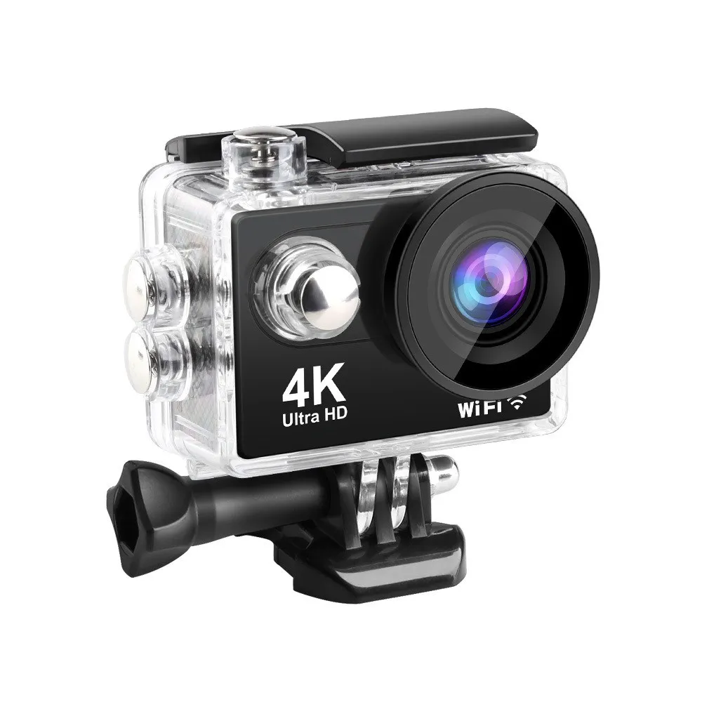 AUSEK Wifi 4K 60fps Ultra HD Waterproof Sports Action Camera With Extranal microphone description image 4
