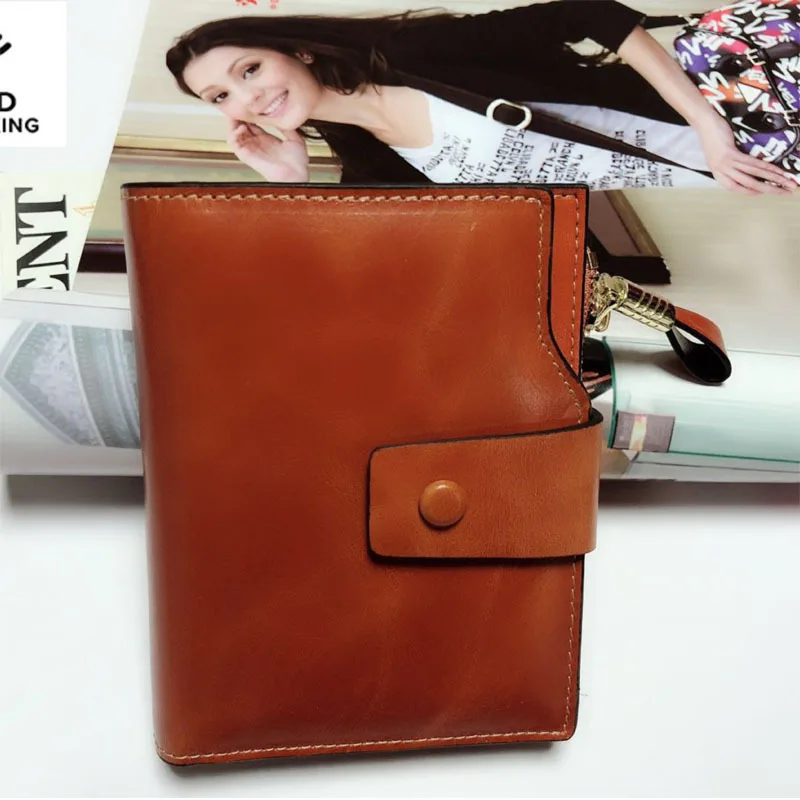 

New lady's short wallet, lady's wallet, simple zipper, short wallet, multi-card, large capacity, zero wallet.