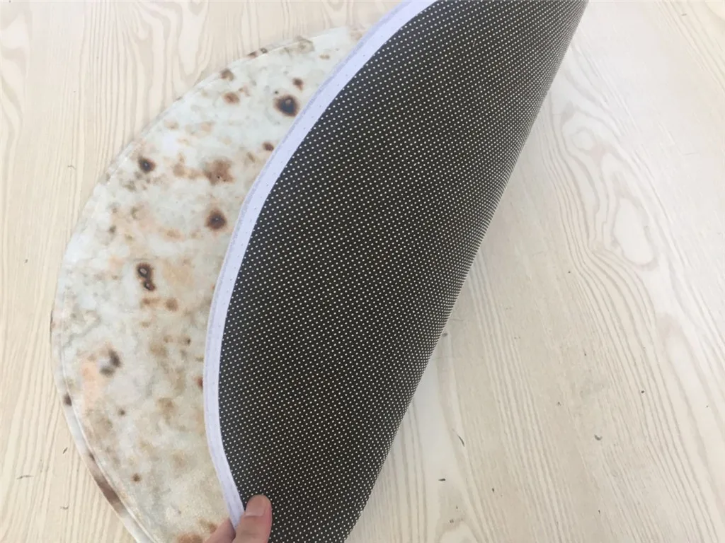 5 стиль Tortilla одеяло коврик с печатью круглый Burrito маленький ковер для офиса дома кемпинга пикника одеяло для улицы Прямая поставка