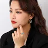 KAMIRA 925 Sterling Silver Fashion Color Abalone Shell Open Finger Ring for Women Men Charm Unique Rock Party Couples Jewelry 4