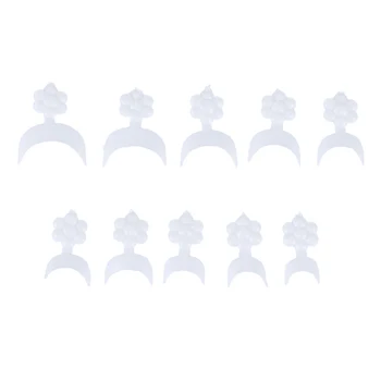 

500Pcs White False French Nail Art Tips Acrylic Makeup DIY Decoration