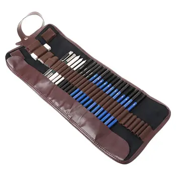 

24pcs Professional Sketching Drawing Art Tool Kit Graphite Charcoal Pencils Eraser Craft Painting Set