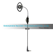 VOIONAIR 10 шт. D крюк со Ушные крючки наушники Динамик гарнитуры Динамик для Yaesu FT-2DR FT-3DR FT-70DR FT-60R