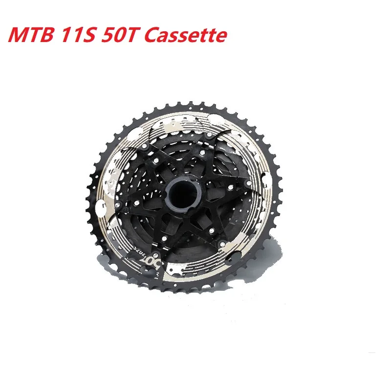 

11 Speed 11-50T MTB Cassette 11s Freewheel Mountain Bike Wide Ratio Sprockets for SUNRACE Shimano m7000 m8000 m9000 Sram XO1 XX1